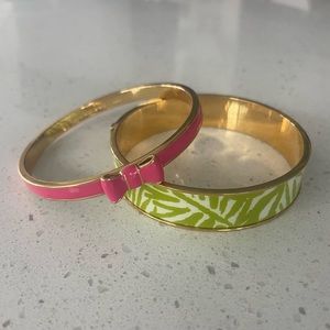 Kate Spade Bracelet Set - Pink and Green